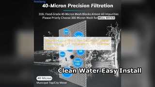 Tüm Ev Su Filtresi Kolay Kurulum