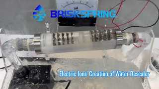 Elektrik İyonlarının BriskSpring Su Kireç Çözücüyü Yaratılışını Görmek
