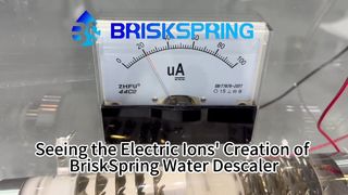 BriskSpring Su Kireç Çözücü 3'ün Elektrik İyonlarının Oluşumunu Görmek
