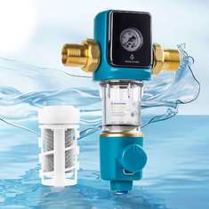 BPA Serbest Otomatik Çöpe 40 Mikron Siphon Spin Down Ev Su Sistemi için Ön Filtre
