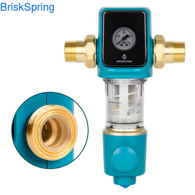 1.08KG'lık, kompakt, tıkanıklığa dayanıklı tasarım ve tam sistem koruması ile su ön filtre