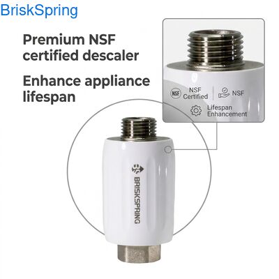 NSF Sertifikalı Premium Mini Boyutlu Su Kireç Çözücü, Banyo ve Mutfak Suyu Kullanımı İçin