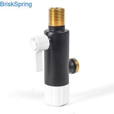 MSAP Bioactive 3-Way Angle Valve Anti-Scale Water Filter for Smart Toilet, Bidet & Bathroom Fixtures, Hard Water Protection