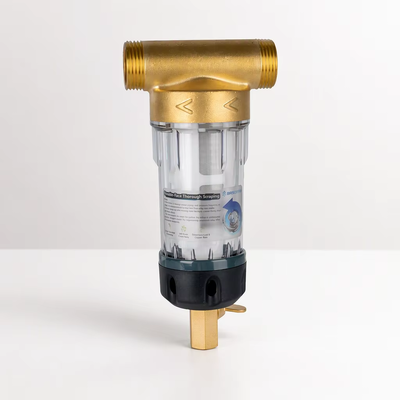 40 Mikron Filtrasyonla Tüm Ev Spin Aşağı Sediment Su Ön Filtresi Tekrar Kullanılabilir Tasarım ve Gıda Sınıfı SS316L Mesh