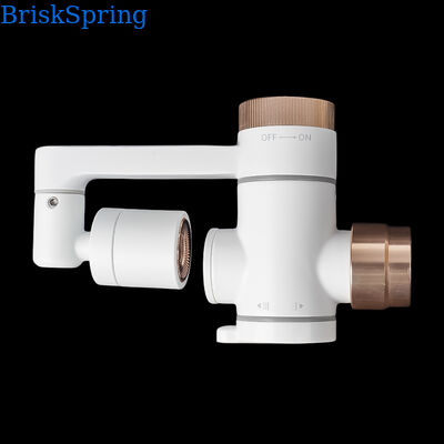 BriskSpring JP-002 Rose Gold Micro-Nano Bubble Faucet Filter with 360° Swivel Aerator and Replaceable Cartridge