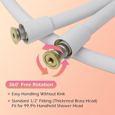 Devrimci Ultra Yumuşak Anti Kink Silikon Duş hortumu uzantısı