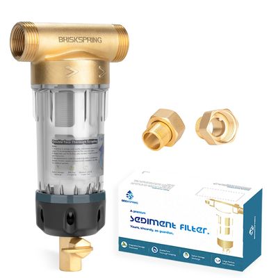 BriskSpring Tüm Ev Filtrasyonu için Spin Down Sediment Ön Filtre Sistemi