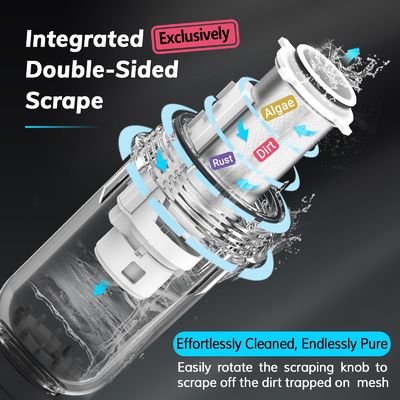 Tüm Ev 300 Mikron Flushable Filtration Spin Down Sediment Su Filtresi