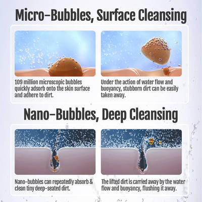 Kendi Kendine Enerji Üreten Musluk Mikro Nano Kabarcık Havalandırıcı Çamaşır ve Gıda Temizliği İçin