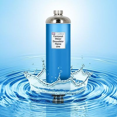 NSF Certified Compact Water Descaler with 17-23.5L/Min Flow Rate and 0.1-1MPa Operating Pressure for Whole House Use