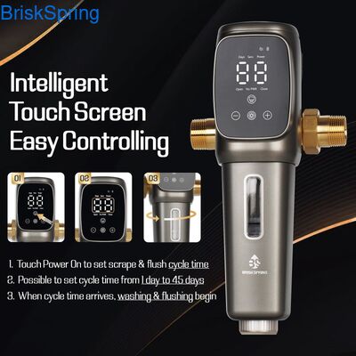 Güvenli ve Sağlıklı Su İçin Evrensel Otomatik Tüm Ev Kendi Kendini Temizleyen Tortu Filtresi