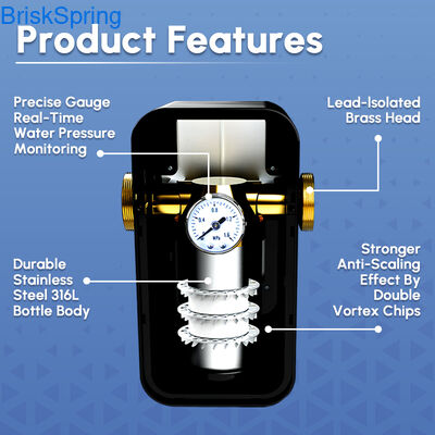 Su Arıtma Kireç Önleyici, Tüm Ev Tesisatı İçin Çevre Dostu Sert Su Şartlandırıcı