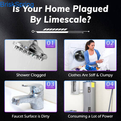 Saf Fiziksel İyon Polarizasyon Teknolojisi 17-23.5L/Min akış hızı ve NSF, RoHS, SGS, CE Sertifikası ile Tüm Ev Su Ölçüsü Engelleme ile Su Descaler