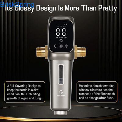 Otomatik Geri Yıkama Ön Filtresi Akıllı Su Filtresi, Villa, Daire ve Ev Su Girişi için Yüksek Akış Ön Filtresi