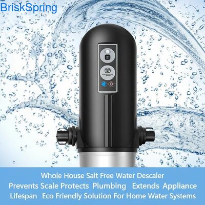 3/4 İnç Dişli Tüm Ev Su Kireç Çözücü Elektriksiz Bakım Gerektirmeyen Tuzsuz Su Şartlandırıcı