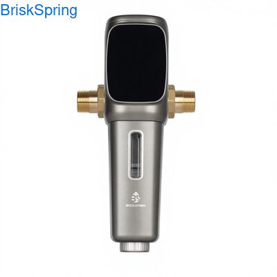 NSF Sertifikalı 316L Paslanmaz Çelik Ağ Su Ön Filtresi 6T/H akış hızı ve Akıllı Dokunma Kontrolü ile