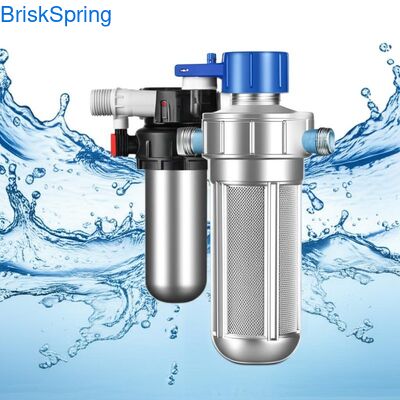 NSF Sertifikalı 316L Paslanmaz Çelik Ağ Su Ön Filtresi 6T/H akış hızı ve Akıllı Dokunma Kontrolü ile