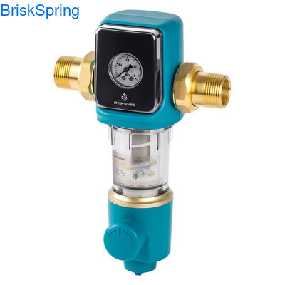 1.08KG'lık, kompakt, tıkanıklığa dayanıklı tasarım ve tam sistem koruması ile su ön filtre