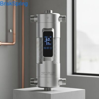 Yüksek Akışlı 6T H 316L Paslanmaz Çelik Ağlı Tüm Ev İçin Dokunmatik Kontrollü Su Ön Filtresi