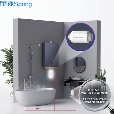 NSF Sertifikalı Premium Mini Boyutlu Su Kireç Çözücü, Banyo ve Mutfak Suyu Kullanımı İçin