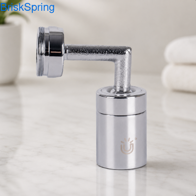 Extended Offset 720 Degree Rotatable Micro Nano Bubble Faucet Aerator with M22 M24 Connection