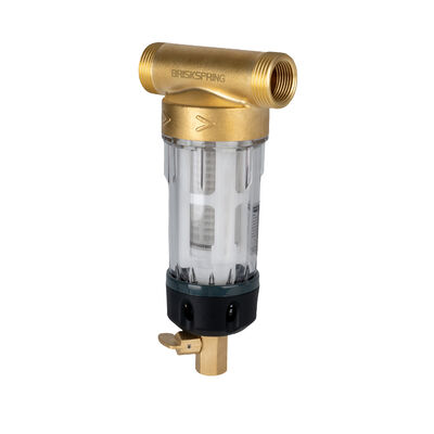 40 Mikron Filtrasyonla Tüm Ev Spin Aşağı Sediment Su Ön Filtresi Tekrar Kullanılabilir Tasarım ve Gıda Sınıfı SS316L Mesh
