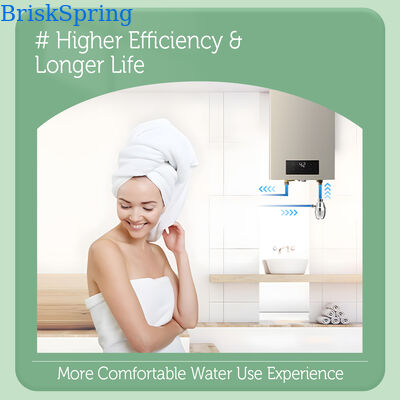 Water Heater Anti-Scale Filter with 30 Tons Filtration Capacity Salt-Free and Chemical-Free 40-50 Microns MSAP Bioactive Scale Inhibitor