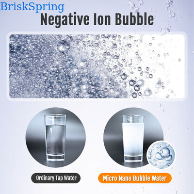 1440° Çoklu Ortak Dönüşümlü Mikro Nano Bubble Faucet Aerator, 1.09 × 108 ± 1.65 × 107 parçacık/ml Bubble Konsantrasyonu ve H59-1 Bakır + SUS304 Paslanmaz Çelik Yapısı