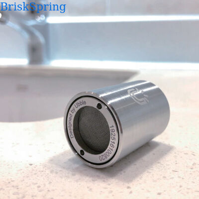 1440° Çoklu Ortak Dönüşümlü Mikro Nano Bubble Faucet Aerator, 1.09 × 108 ± 1.65 × 107 parçacık/ml Bubble Konsantrasyonu ve H59-1 Bakır + SUS304 Paslanmaz Çelik Yapısı