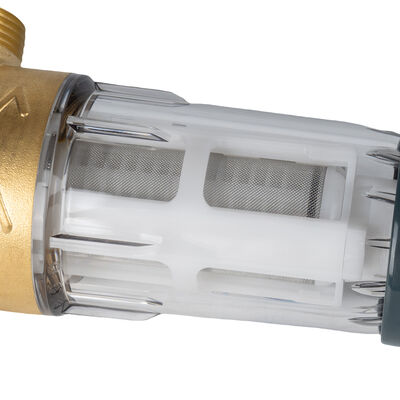 Whole House Spin Down Sediment Water Pre Filter with 40 Micron Filtration Reusable Design and Food Grade SS316L Mesh