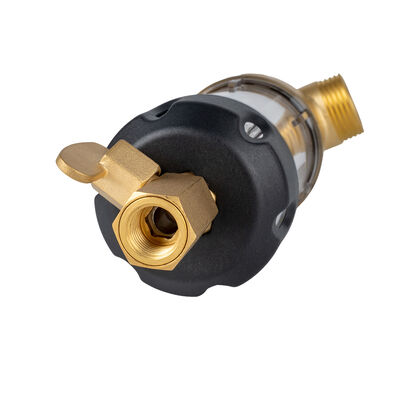 Whole House Spin Down Sediment Water Pre Filter with 40 Micron Filtration Reusable Design and Food Grade SS316L Mesh
