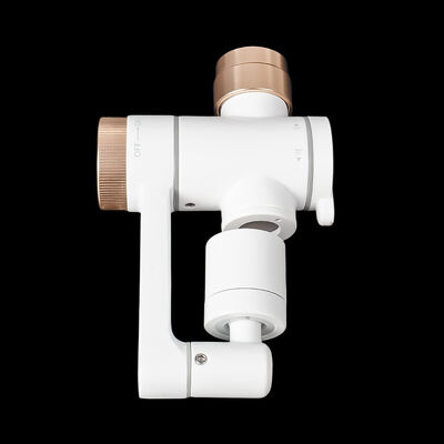 Rose Gold Micro Nano Bubble Faucet Filter with 360° Swivel Outlet and Replaceable Cartridge