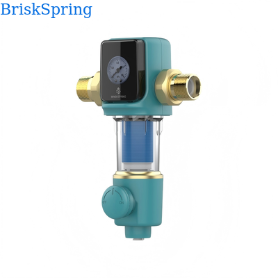 40 Micron Filtration Whole House Water Filter with Manual Backwash and Stacked Disc Technology Water Pre Filter