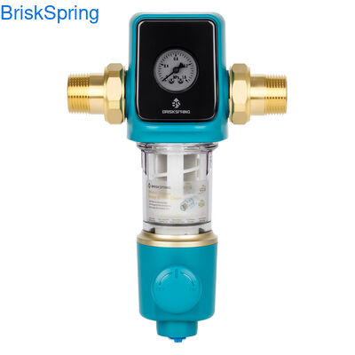 1.08KG'lık, kompakt, tıkanıklığa dayanıklı tasarım ve tam sistem koruması ile su ön filtre