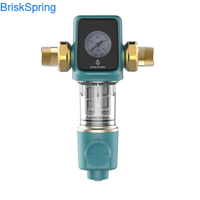 Paslanmaz Çelik Kendi Kendini Temizleyen Ön Filtre Tüm Ev Su Ön Filtresi, Ev Tesisatı Su Arıtıcısı için Yeniden Kullanılabilir Geri Yıkama Tortu Ön Filtreleme Sistemi