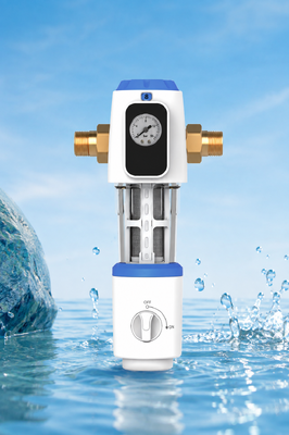 BriskSpring N1-2C-BS Tüm Ev Sediman Ön Filtresi, 40 Mikron Filtrasyon ve SUS316L Paslanmaz Çelik Mesh
