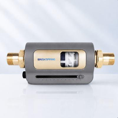 BriskSpring HZ-A 7 T/H 40 Mikron 360 Derece Döner Kurulumlu Tüm Ev Sediment Ön Filtresi