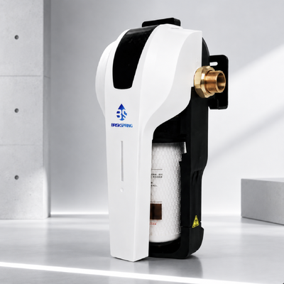 BriskSpring N1-2C-BS Tüm Ev Su Arıtma Sistemi, 1-10 Mikron Filtrasyon ve 3 T/H Akış Hızı, Hızlı Servis Kartuşu Özellikli